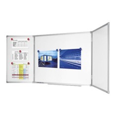 TABLA MAGNETICA TRIPTICA DE CONFERINTA ECONOMY PLUS LEGAMASTER 90X240 cm