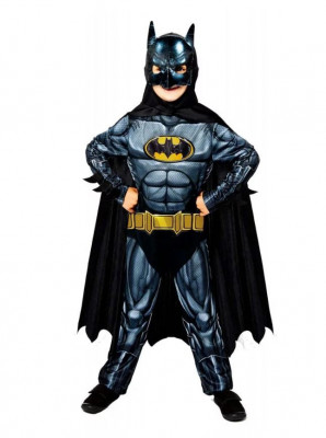 Costum Supereroul Batman pentru copii din 3 piese, 100% Polyester foto