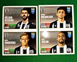 The Golden World of Football 2022, 238a / 231a sticker FIFA 365 jucători FC Paok: N&eacute;lson Oliveira Karol Świderski Giannis Michailidis Lucas Taylor