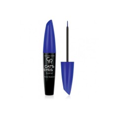 Golden Rose Cat&#039;s Eyes Liner Creion de ochi rezistent la apă cu o pensulă moale pentru aplicare precisă Matte Blue