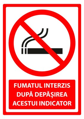 Indicator pentru fumatul interzis dupa depasirea acestui indicator foto