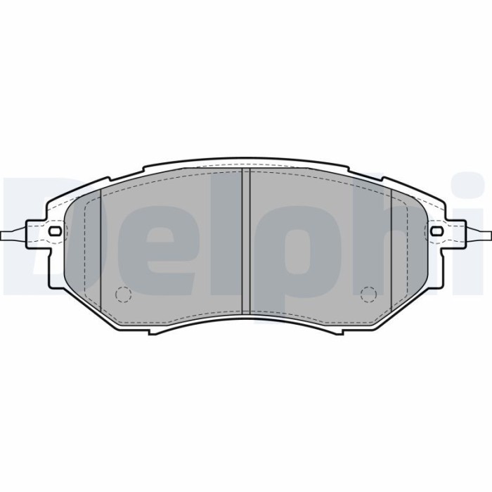 DELPHI LP1941 set placute frana,frana disc
