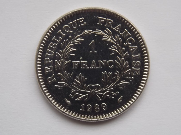 1 FRANC 1989 FRANTA-COMEMORATIVA-UNC