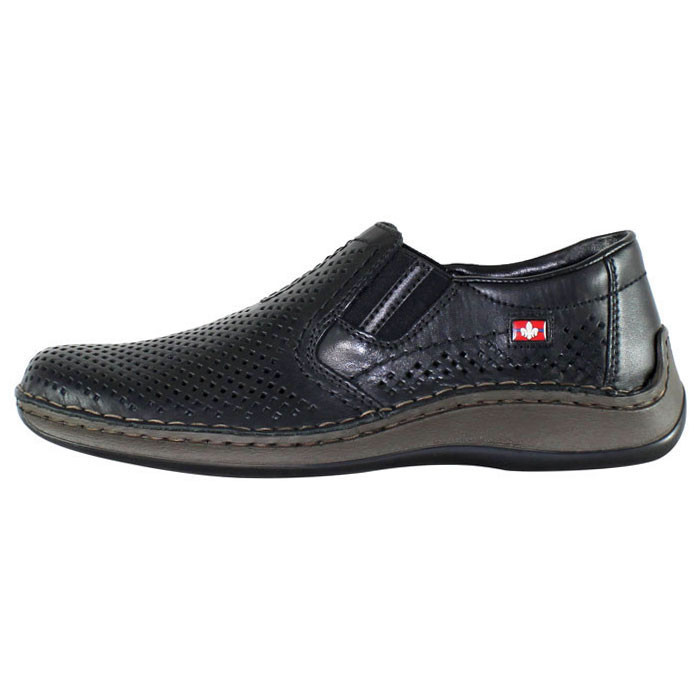 Pantofi casual barbati piele naturala - Rieker negru - Marimea 40 |  Okazii.ro