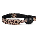 Calus Leopard Print cu Bila ABS, Mokko Toys