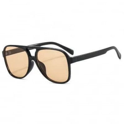 Ochelari de Soare Unisex Polarizati PC 98061 Negru Aviator foto