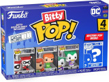 Set 4 figurine - DC - Harley Quinn, Joker, Poison Ivy | Funko