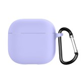 Cumpara ieftin Husa protectie casti wireless, THD, compatibila Apple Airpods 4 si Apple Airpods 4 Active Noise Cancellation, Mov