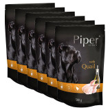 Piper Adult hrană la plic cu prepeliţă 6 x 500 g