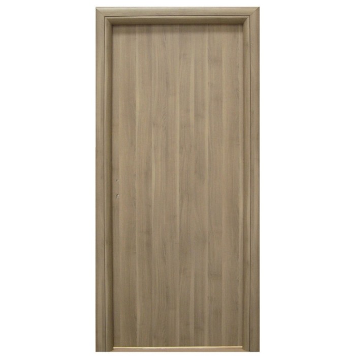 Usa interior celulara, R80, stanga, stejar gri, 86 x 202 cm