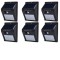 Set format din 6 lampi solare de perete cu iluminare continuua si lumina cu 30 leduri