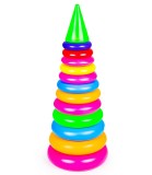 Piramida Educativa Mare Bebe 13 Piese 55 Cm Multicolor Plastic Non-Toxic Ucraina