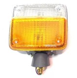 Lampa semnalizare fata cu lumina de parcare Toyota Land Cruiser, 01.74-12.1991, montare fata, dreapta, carcasa neagra; fara suport becuri, Depo