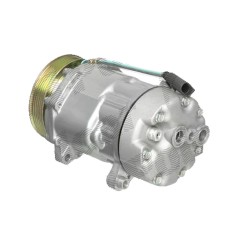 Compresor aer conditionat VW LT, 1996-2006, motorizare 2.3, 105kw; 2.5 TDI, 61kw, 2.8 TDI, 96kw/116kw, diesel, rola curea 125 mm, 6 caneluri, tip San