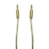 Cablu Audio Auxiliar Jack-Jack 3.5 mm , High Quality , Conectori Auriti , Verde