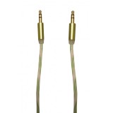 Cablu Audio Auxiliar Jack-Jack 3.5 mm , High Quality , Conectori Auriti , Verde