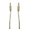 Cablu Audio Auxiliar Jack-Jack 3.5 mm , High Quality , Conectori Auriti , Verde