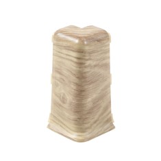 Colt exterior pentru plinta Vilo Esquero 607, platan mexican, 66.6 x 21.9 mm, 2 buc / set