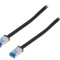 Patch Cord S/FTP Cat 6a Negru 40m 26AWG
