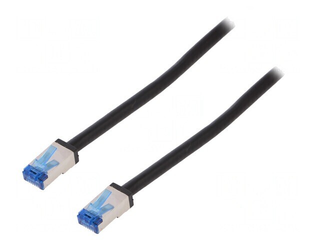 Patch Cord S/FTP Cat 6a Negru 40m 26AWG