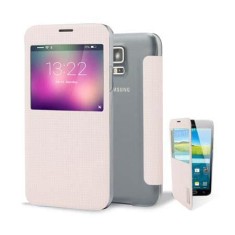 Husa Flip Book S-View Samsung S5 g900 Rose