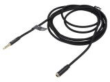 Cablu Audio Jack 3,5mm 4pin 0,5m Negru