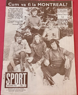 Revista SPORT nr.1/ianuarie 1976 foto