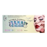 Cumpara ieftin Set 10 bucati gel vopsea, Global Fashion, Pastel Rings, 5g, multicolor