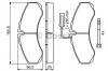 Set placute frana,frana disc IVECO DAILY III platou / sasiu (1999 - 2006) BOSCH 0 986 494 239