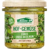 Crema Tartinabila cu Mazare si Busuioc Bio 135 grame Allos, Allos &amp; Derit