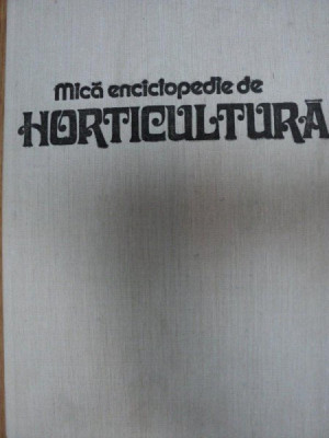 MICA ENCICLOPEDIE DE HORTICULTURA, foto