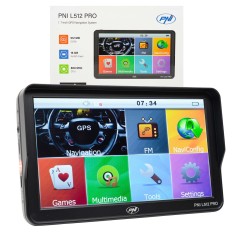 Aproape nou: Sistem de navigatie GPS PNI L512 PRO cu parasolar, 7 inch, 800 MHz, 51