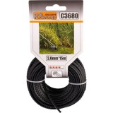 Cumpara ieftin Fir rezerva motocoasa, trimmer, cu dinti, 3 mm x 15&nbsp;m, Richmann Exclusive