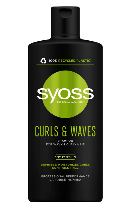 Sampon Syoss Curls&amp;Waves pentru par ondulat, 440 ml