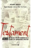 Testament. 400 de ani de poezie romaneasca - Daniel Ionita