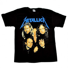 Tricou Metallica - band - logo in flacari foto