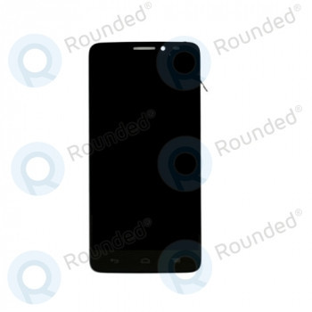 Capacul frontal al modulului de afișare Alcatel One Touch Idol X+lcd+digitizer negru foto