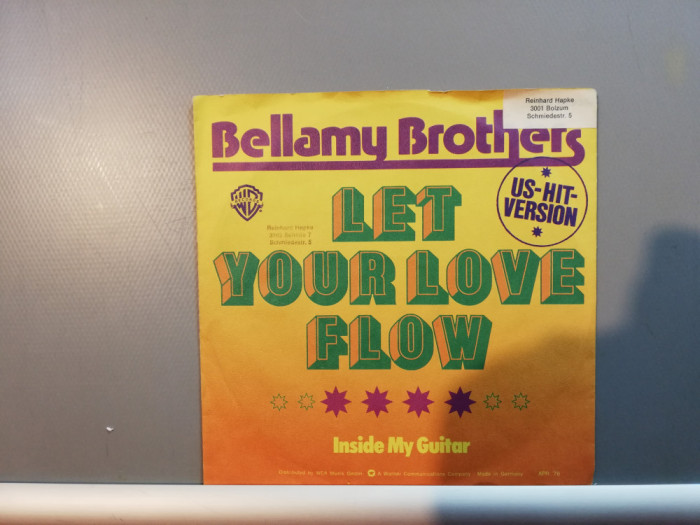 Bellamy Brothers &ndash; Let Your Love Flow/....(1979/Warner/RFG) - Vinil Single &#039;7/NM