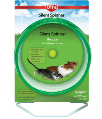 Roata pentru hamsteri silentioasa Kaytee, 16.5 cm, verde - RESIGILAT foto