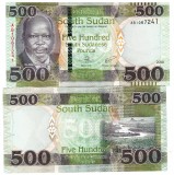 Sudanul de Sud 500 Pounds 2018 P-16a UNC