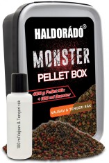 Haldorado - Micropeleti Monster Pellet Box 400g - Acid N-Butyric + Rac de mare
