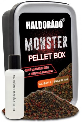 Haldorado - Micropeleti Monster Pellet Box 400g - Acid N-Butyric + Rac de mare foto
