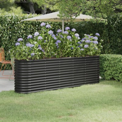 Gossi strat inaltat gradina 224x40x68 cm otel vopsit electrostatic foto