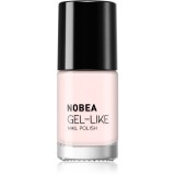 NOBEA Day-to-Day Gel-like Nail Polish lac de unghii cu efect de gel culoare Antique white #N63 6 ml