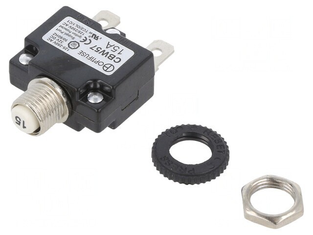 Siguranță termică 15A 125V/250V/32VDC/50VDC