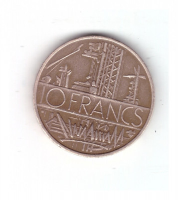 Moneda Franta 10 francs/franci 1979, stare buna, curata foto