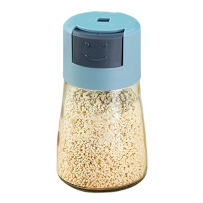 Dozator Condimente, Cyrax, din Stilca, 180 ml, Rezistenta la Umidiate, 11.3 x 6.4 cm, Masura 5g, Albastru foto
