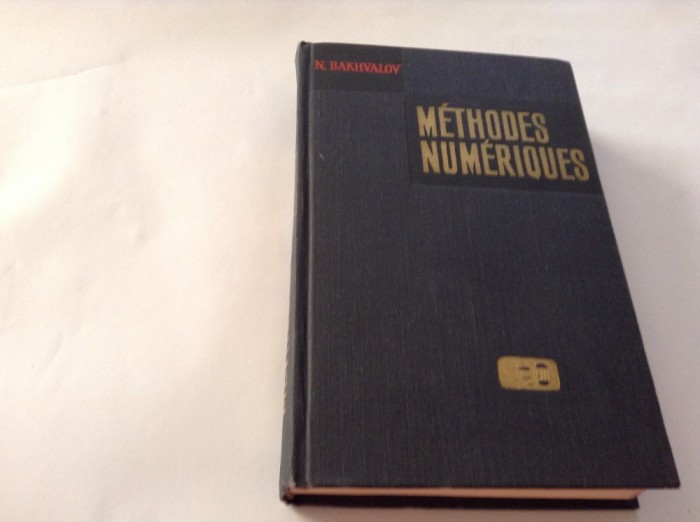 N. BAKHVALOV - METHODES NUMERIQUES---RF10/3