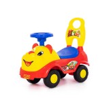 Premergator si Masinuta Polesie Teddy 2 in 1, Fara Pedale, 56 cm, Claxon, Spatiu Depozitare, +1 An