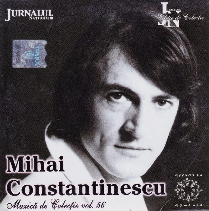 CD Pop: Mihai Constantinescu ( Jurnalul national nr.56 - stare foarte buna )